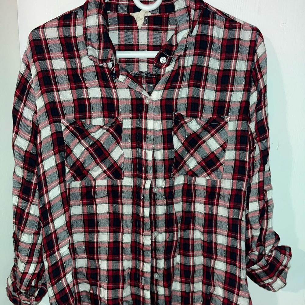 Plaid Button Up
